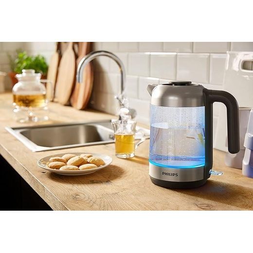 Philps Series 5000 Glass Kettle with 1.7L Capacity - Durable and Efficient  hd9339 - image 2