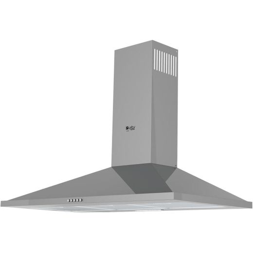 Purity ETO PRO PLUS Range Hood, 90 cm, 1000 m3/h Suction, 3 Speeds, LED Lighting, Aluminum Filters, Silver - image 2