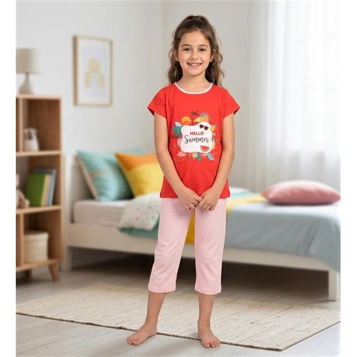 Generic Cotton Small Girls' Pajama Set - image 2