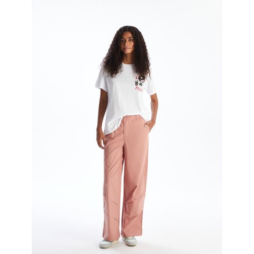 LC Waikiki Elastic Waist Wide Leg Women's Trousers
