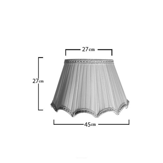 Generic Plissé Chapeau Lampshade – Kashmir Color, 45 cm from MoskyShop - image 2