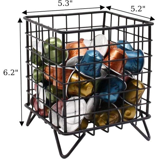 Generic Coffee Pods Holder Large Capacity Coffee Capsule Holder K-Cup Storage Organizer, Black - image 2