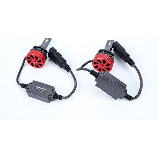 Generic Tesla led lights for car,headlight & taillight,75w, original 6500 lumen (9005 hb3),suitable for many cars - mitsubishi - image 2