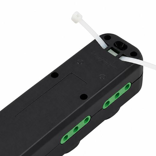 iLOCK 9-Outlet Power Strip with Illuminated Double-Pole Switch and 3-Meter Cable, 16A 250V Power Strip with Up to 3500W Capacity, Pure Copper PVC Cable, Ungrounded, Suitable for Home and Office Use, Model No. 5189 - image 3