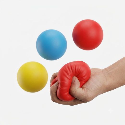 "Premium Multi-Color Elastic Squeeze Stress Relief Balls: Ultra-Soft Sensory Fidget Toy Set for Anxiety Reduction, Hand Therapy, and Effective Calming Tactile Stimulation for All Ages."