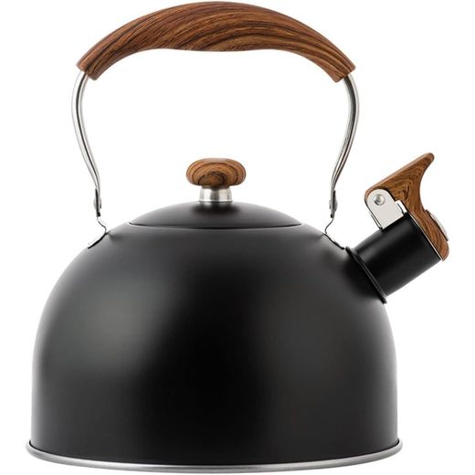 Generic Kettle, Stainless Steel Whistle Teapot Gas Stove Teapot Kitchen Induction Cooker Boiling Water Pot With Heat Resistant Handle