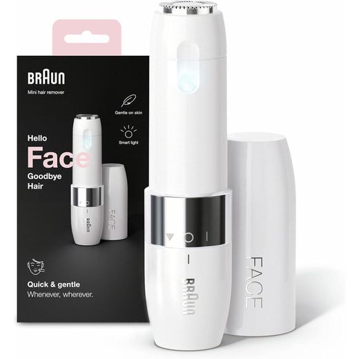 Braun  Face Mini hair Remover FS1000 with Smartlight, White