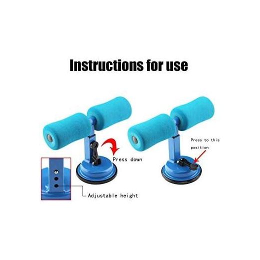 Generic Abdominal Muscle Trainer with Adjustable Suction Cup - Multicolor - image 4
