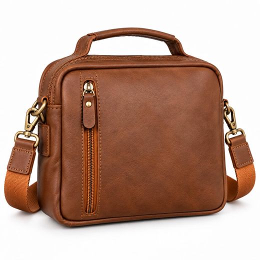 Bamm Genuine Leather Men's Crossbody Bag - image 2
