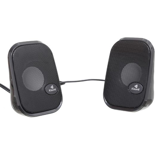 Generic Kisonli KS-09 Mini USB 2.0 Speaker, Black