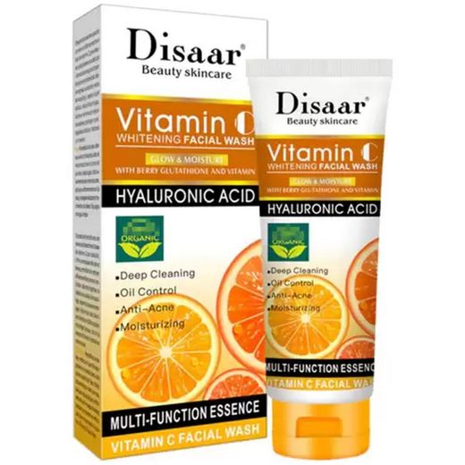 Disaar Desar Vitamin C & Hyaluronic Acid Foaming Facial Wash 100ml