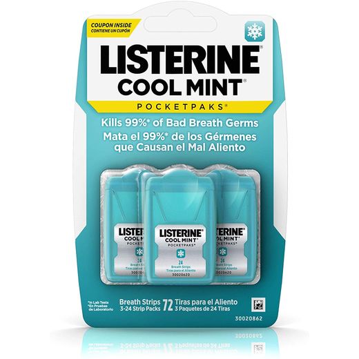 Listerine Cool Mint Pocketpaks - 72 Strips