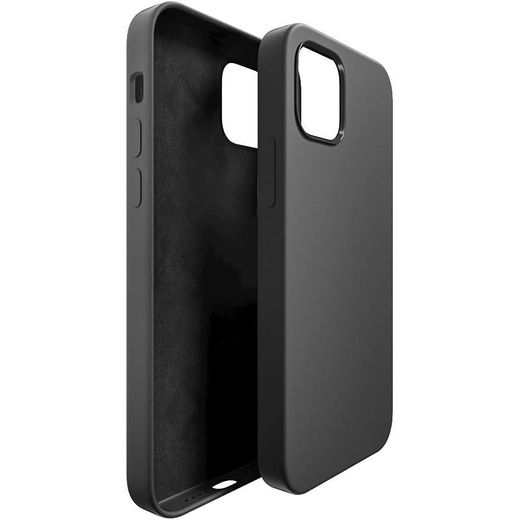 IZONE Premium Apple Silicone iPhone Cases - Luxury Phone Case - Classy Cover Iphone - Elevate Your iPhone with Comfortable Timeless Elegance and Protection (iPhone 12/12 Pro, Black) - image 3