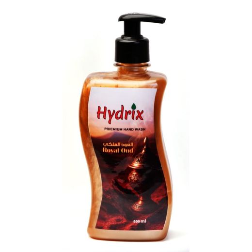 Hydrix  hand wash with (coconut+palm )oil  royal oud scent  4 bottels  500+85+85+85 ml - image 3
