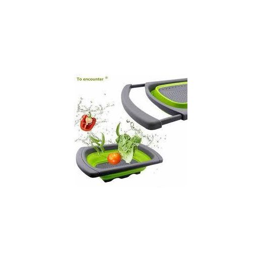 Generic & Expandable Silicone Kitchen Colander – Multi-Purpose Strainer - image 2