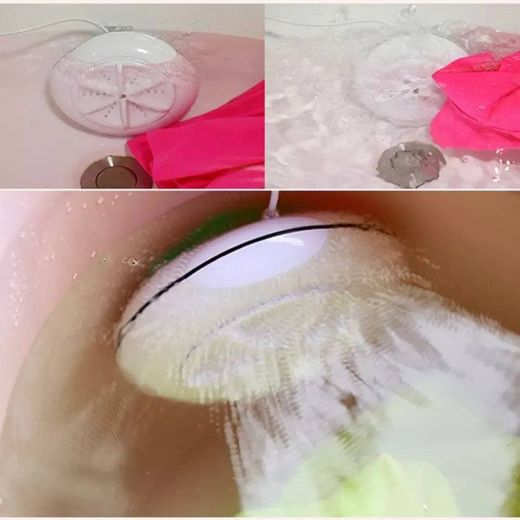 Generic Mini Washing Machine with USB Data Cable for Personal Laundry Camping - image 4