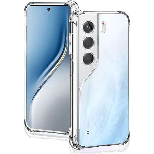 Generic Case Compatible with Tecno Camon 40 4G, Cover SiliconeTransparent TPU Gorilla Anti-shock Protector Camera Shockproof Corners - Clear - image 4