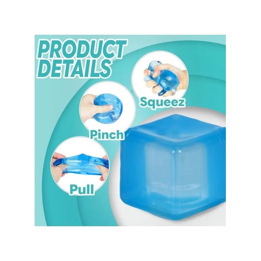 Generic Water Cube Squishy Toy - Soft Rubber Hand Exerciser Sensory Toy