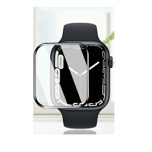 Generic Screen Protector 45mm For Apple Watch Series 8 Tempered Glass - Black