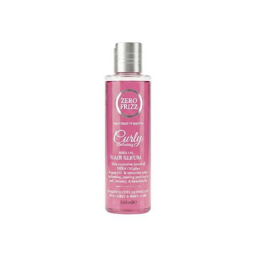 Zero Frizz  Curly Defining Shea OIL Hair Serum 148ml – Smoothness, Frizz Control & Shine