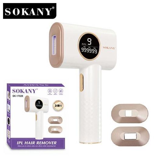 Sokany جهاز ليزر سوكاني 3 في 1 لإزالة الشعر بشاشة  9 مستويات