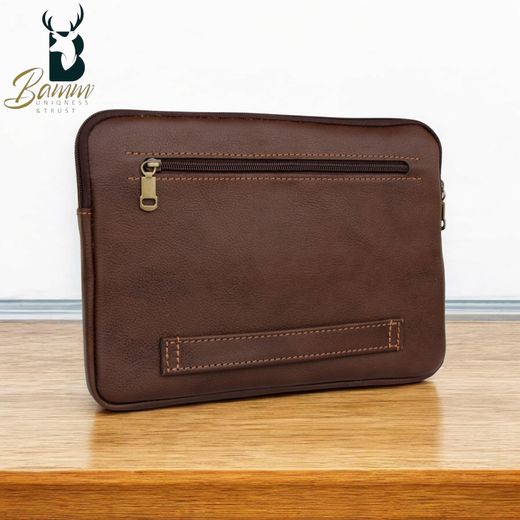 Bamm Genuine Leather iPad & Laptop Case – Shock-Resistant, Stylish & Secure For MacBook, Dell, And More - image 3