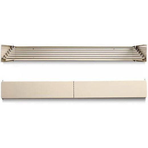 Generic Wall-mounted clothes drying rack made of stainless steel, a retractable magic drying shelf that can hold up to 30 kg with a length of 1.2 meters, including a wall bracket and a long screwdriver - image 3