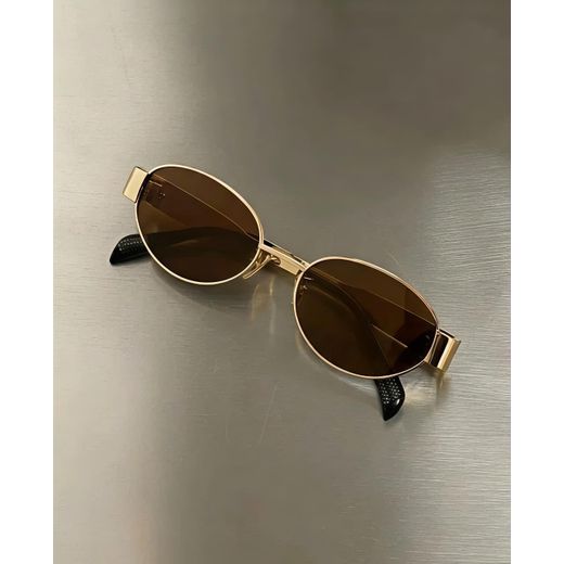 SHEIN Women's Oval Bohemian Fashion SUNGlasseS - image 3