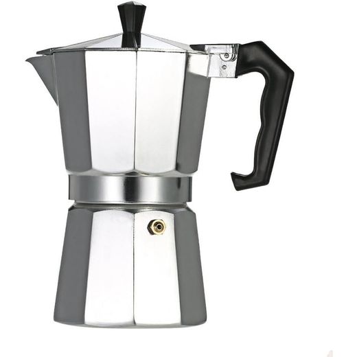 3-Cup Aluminum Espresso Percolator Coffee Stovetop Maker Mocha Pot for Use on Gas or Electric Stove