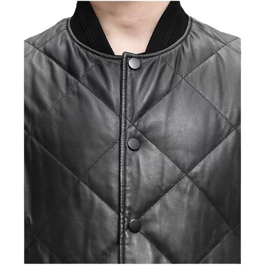 Generic M12  men's Smooth Lamb Leather Jacket - image 2