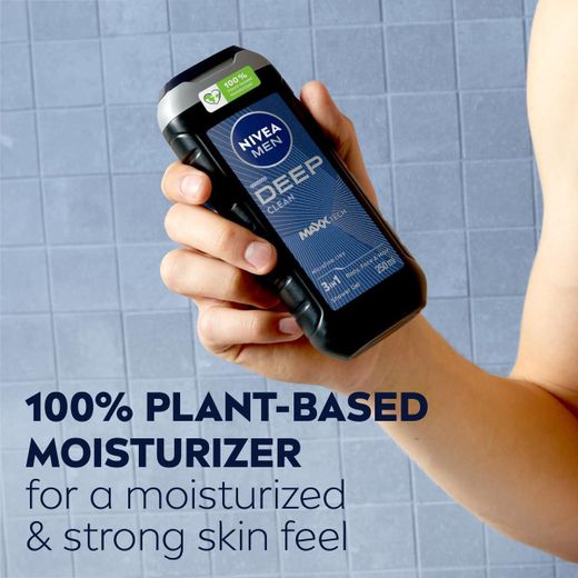 NIVEA DEEP Shower Gel 3in1, Micro-Fine Clay, Woody Scent  250ml - image 4