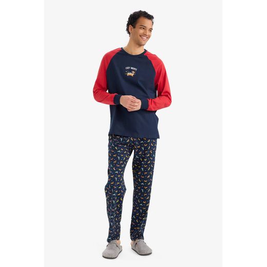 Defacto 2 piece Regular Fit Printed Set