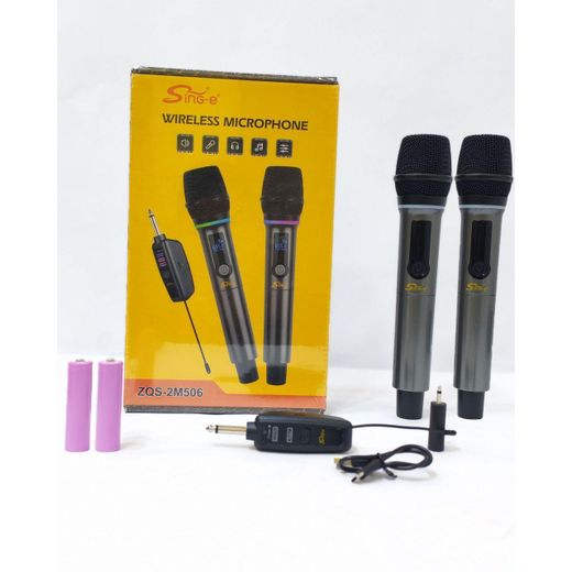 SinG-e MICROPHONE WIRLESS DOUBLE ZQS-2M506 - image 2