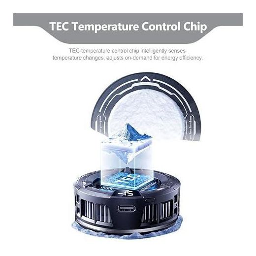 Generic Magnetic Cooler - SL59 - for Gaming Phones - Fast Cooling Fan with Innovative Design, from V Volt, the perfect mobile phone cooling accessory for gaming - image 4