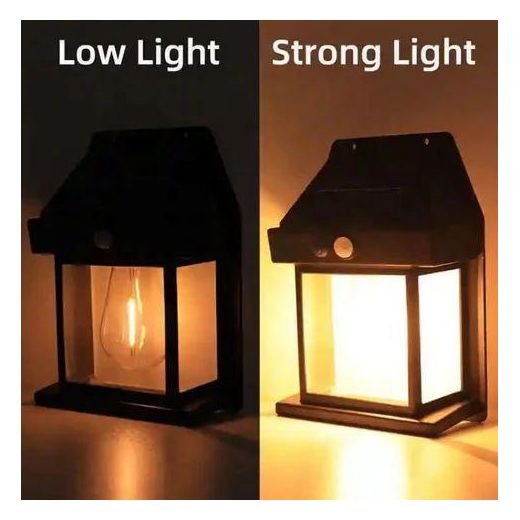 Generic Wall Fixture - Solar Outdoor Light with Motion Sensor Waterproof Dual Bulb Design Three Gear Modes Perfect for Garden Villa Landscape Lighting - image 3