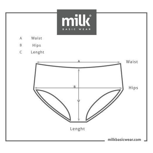 Milk (5) اندروير (بانتي) ميدي حريمي قطن بفوطه داخليه – ميلك - اندر وير داخلي - اندر وير داخلي - image 2