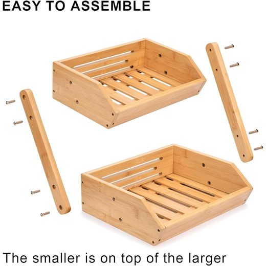 Generic Product Showcase - Elegant Wooden Multi-Tier Stand for Fruits, Spices, and Jars with a Compact, Space-Saving Design for Modern Kitchens and Markets - image 4