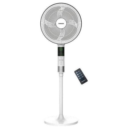 TORNADO Stand Fan 16 Inch, 4 Blades, Remote, White EFS-360/903GW