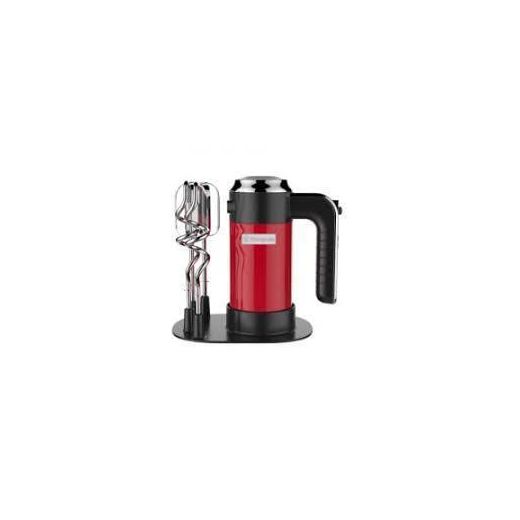Westinghouse Hand Mixer & Eggs Beater With Stand(2 Beater+2 Dough Hooks)5 Speeds+Eject Button-350W(WKHM250RD (Red))