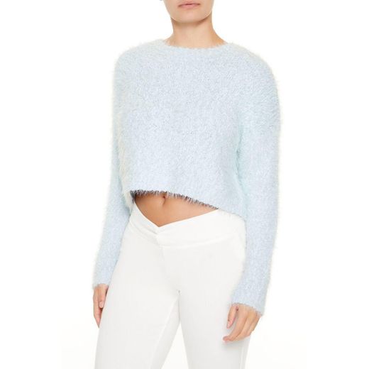 Forever 21 Cropped Plain Sweater - image 2