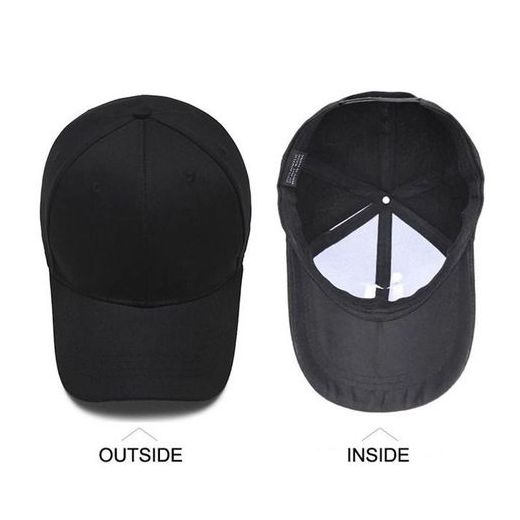 Generic Cap Sun Protection Hat Decent Look - Black - image 2