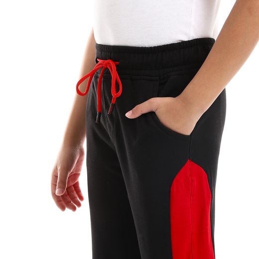 Caesar Boys Elastic Waist Sweatpants With Coloured Tape - image 3