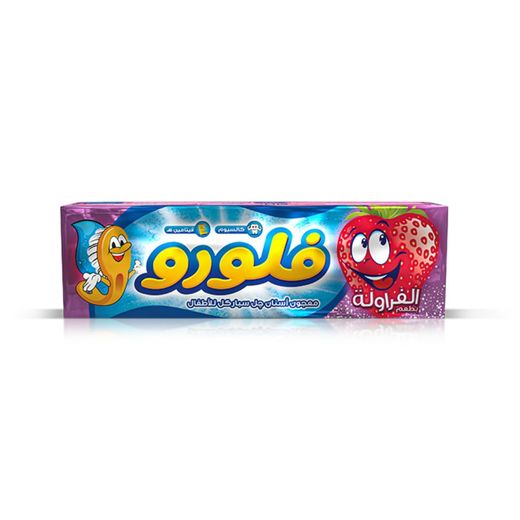 Fluoro معجون أسنان فلوورو للأطفال بنكهة الفراولة 50 جرام