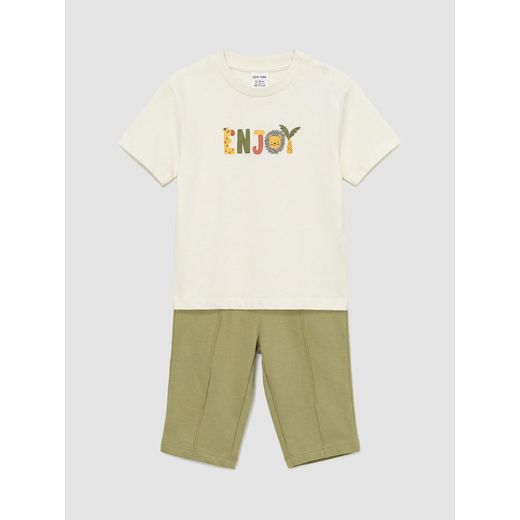 LC Waikiki Baby Boy Crew Neck T-Shirt And Pants