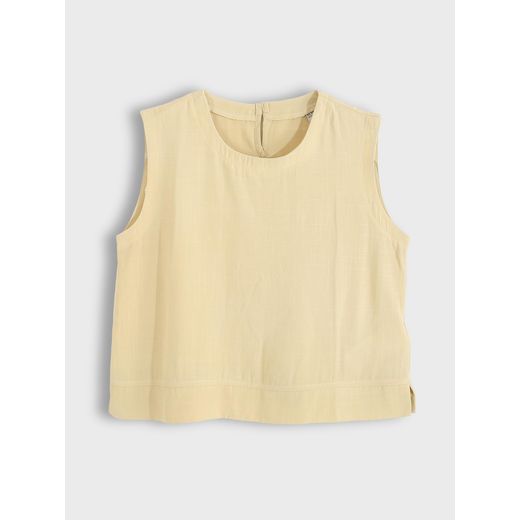 LC Waikiki Crew Neck Plain Girl's Blouse
