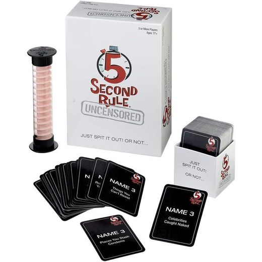 Generic Playmonster  Uncensored - Just Spit It Out... Or Not - Quick Thinking Party Game - Adult Humor - Ages 17+ - image 3