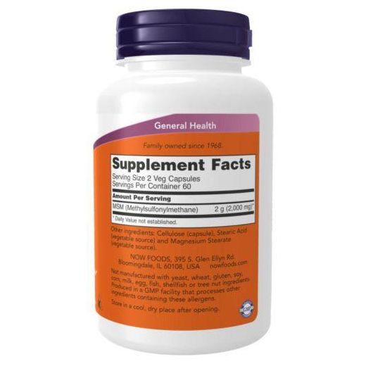Now M.S.M 1000 Mg 120 Vcaps - image 2