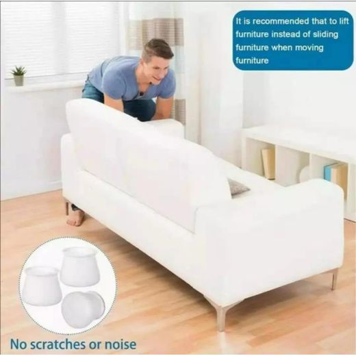 Generic Silicone Chair Legs protector 12 pieces - image 4