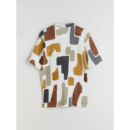 LC Waikiki Regular Fit Resort Collar Short Sleeve Patterned Viscose Men's Shirt - image 2