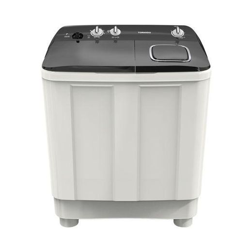 TORNADO  Washing Machine Half Auto Capacity 12 Kg 1200 RPM Pump Lint filter, Anti-Shock Body, Anti-Rat Baseplate White x Black TMH-HS12CP(WK)